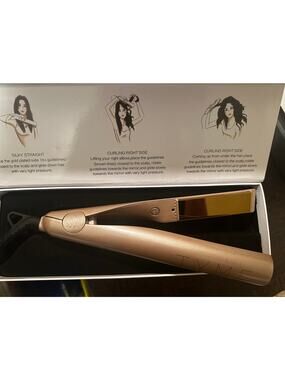 NEW TYME PRO STRAIGHTENER & CURLING IRON ROSE GOLD